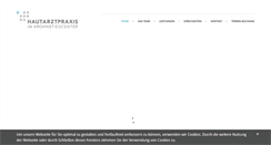 Desktop Screenshot of hautarztpraxis-langenhorn.de